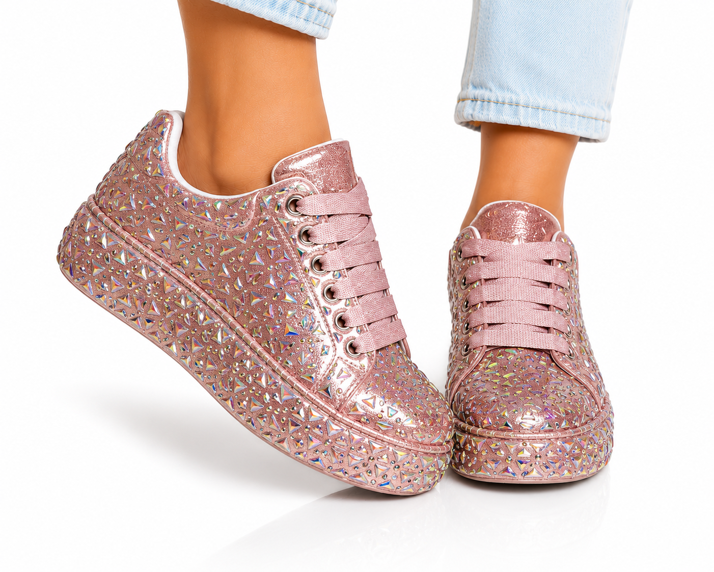 PINK NJERI MAQUINE SNEAKER SHOE